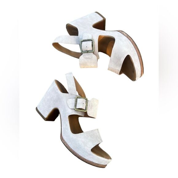 Kork-Ease San Carlos  Sandal - Block Heel -  pink suede Leather - BOHO - 9 - Picture 2 of 7